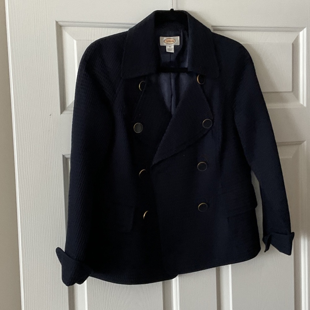 Talbots Black Quilted Jacket